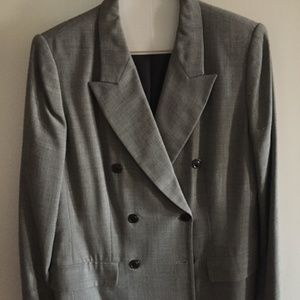 Dark Grey Buttoned Blazer